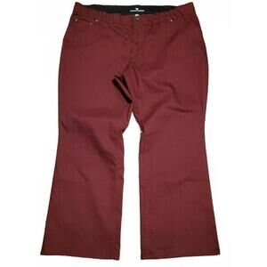 Woman Within Burgundy Bootcut Jeans Plus Size 28W‎